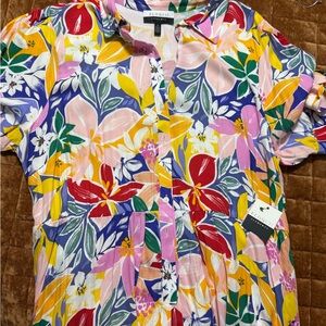 Eloquii Multicolor Floral Dress NWT